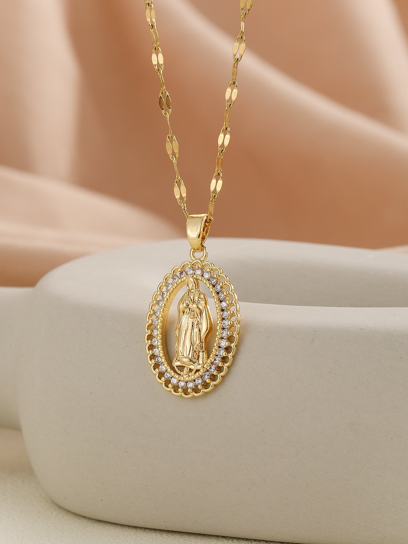 Fashion Virgin Mary Necklace