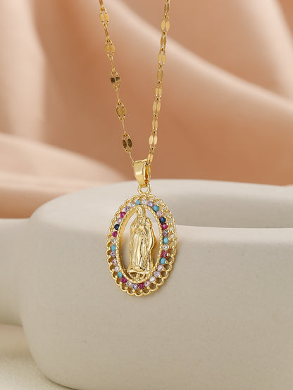 Fashion Virgin Mary Necklace