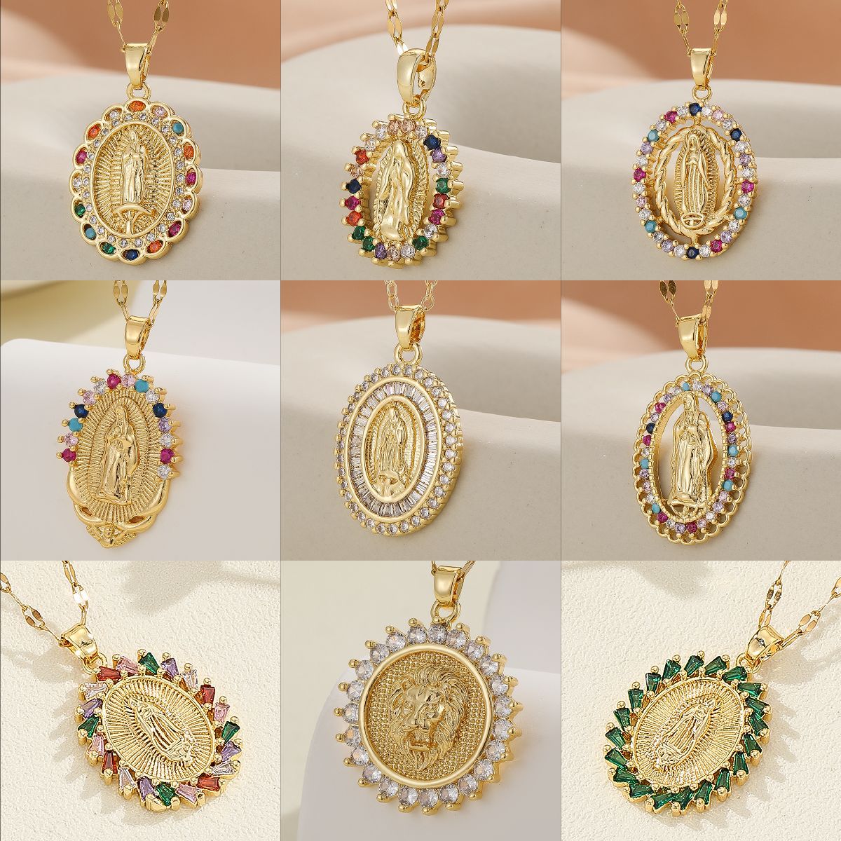 Fashion Virgin Mary Necklace