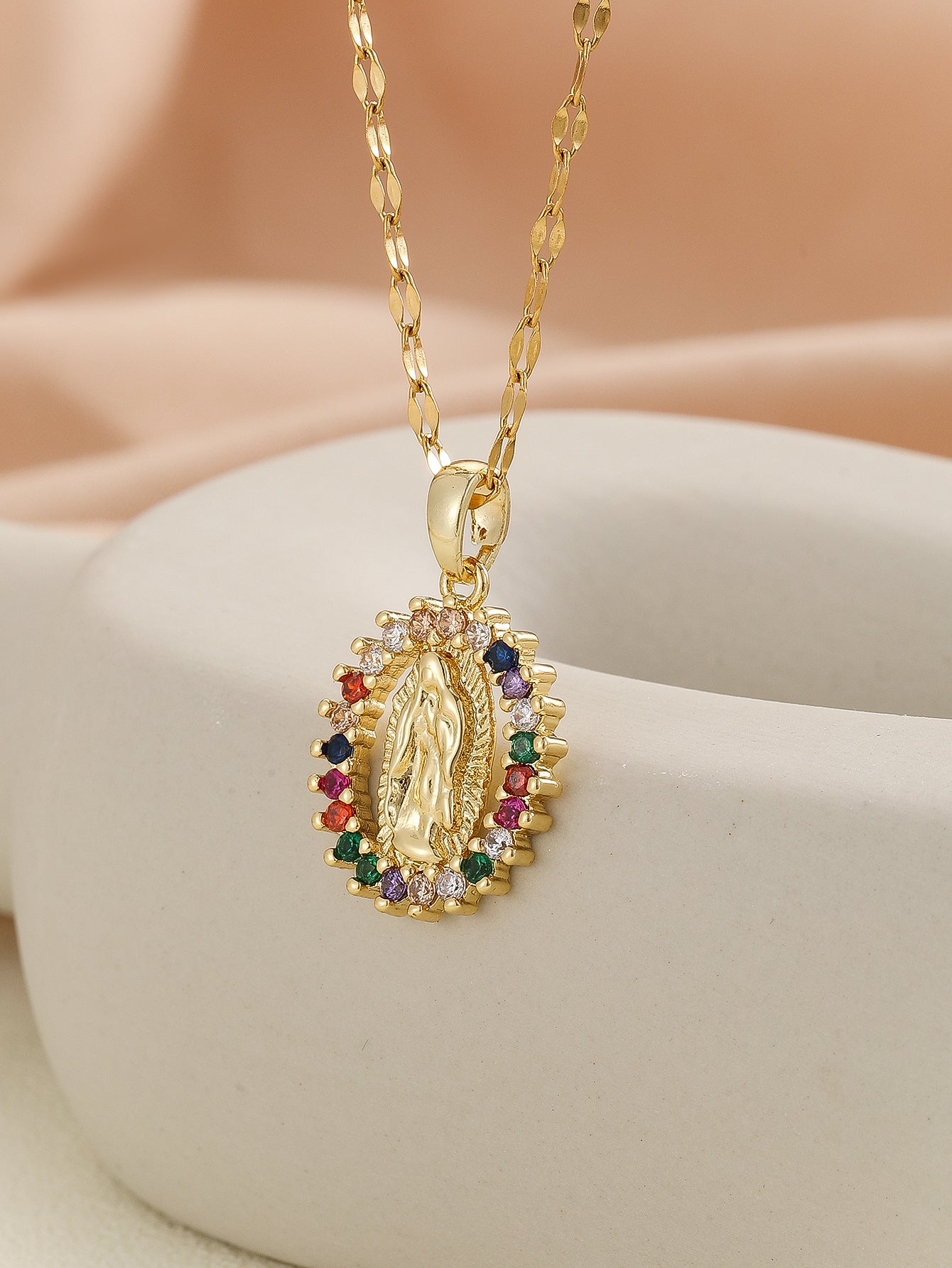 Fashion Virgin Mary Necklace