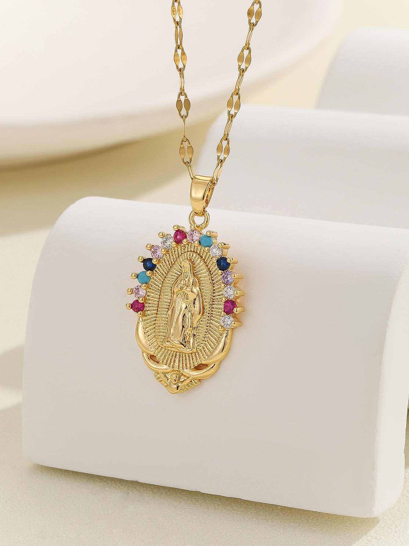 Fashion Virgin Mary Necklace