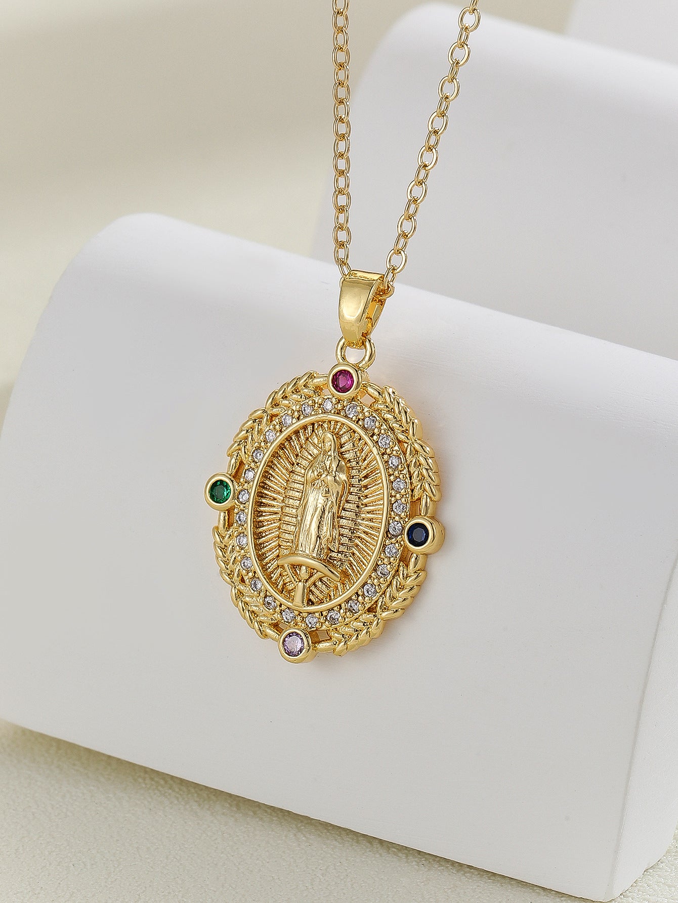 Fashion Virgin Mary Necklace