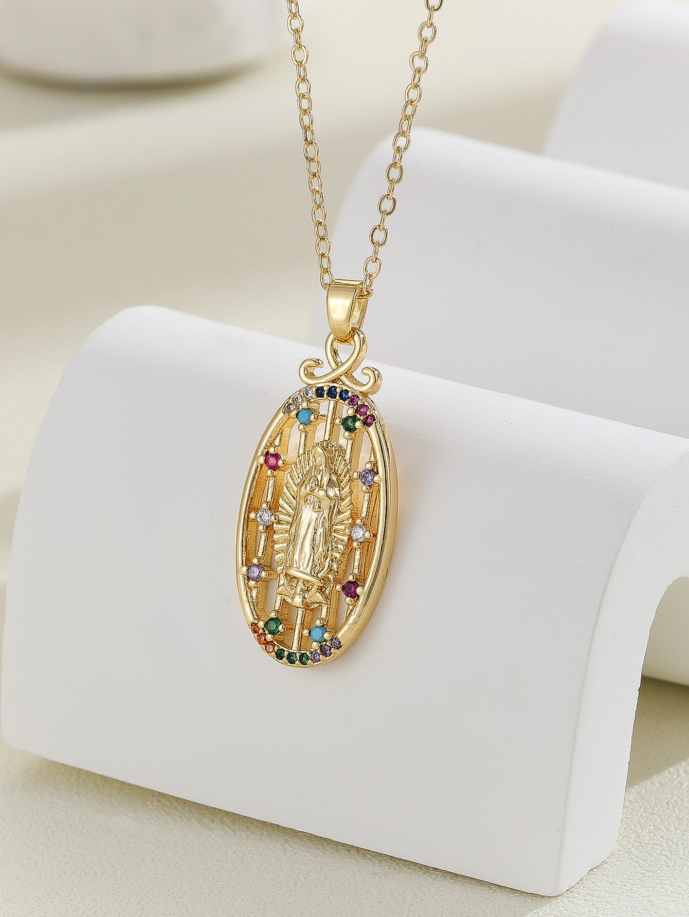 Fashion Virgin Mary Necklace