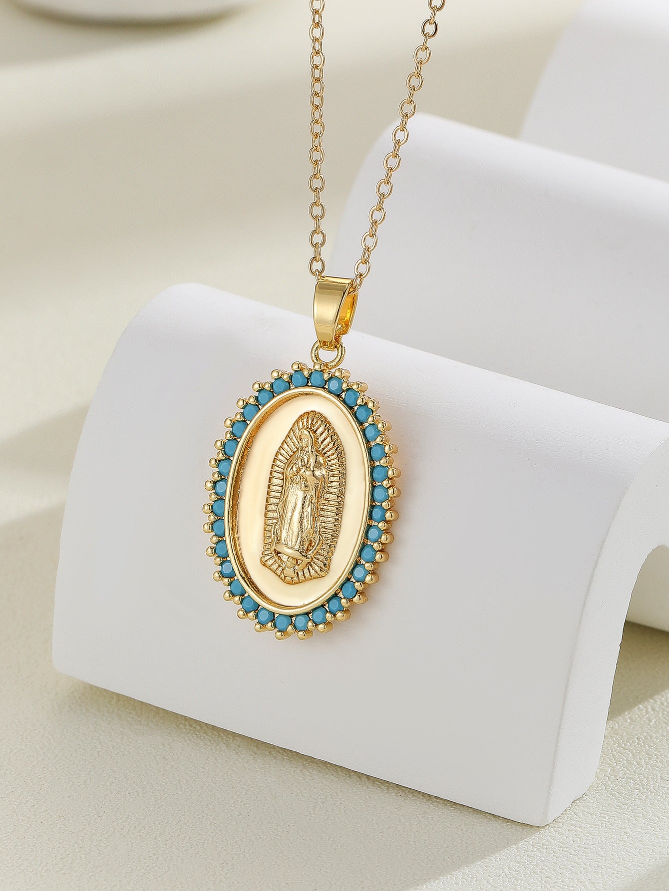 Fashion Virgin Mary Necklace
