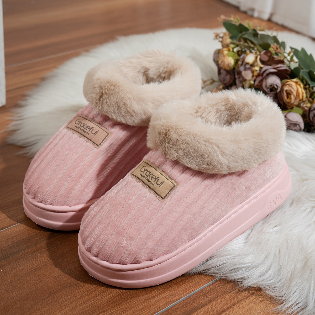 Fashion Warm Cotton Slippers
