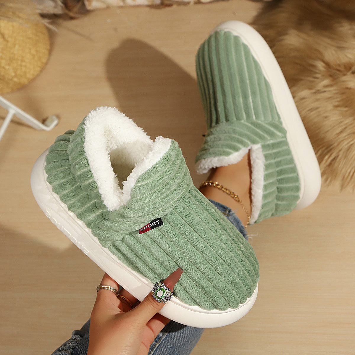 Fashion Warm Cotton Slippers