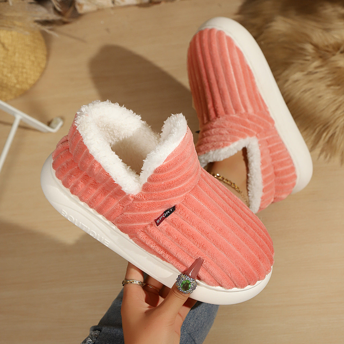 Fashion Warm Cotton Slippers
