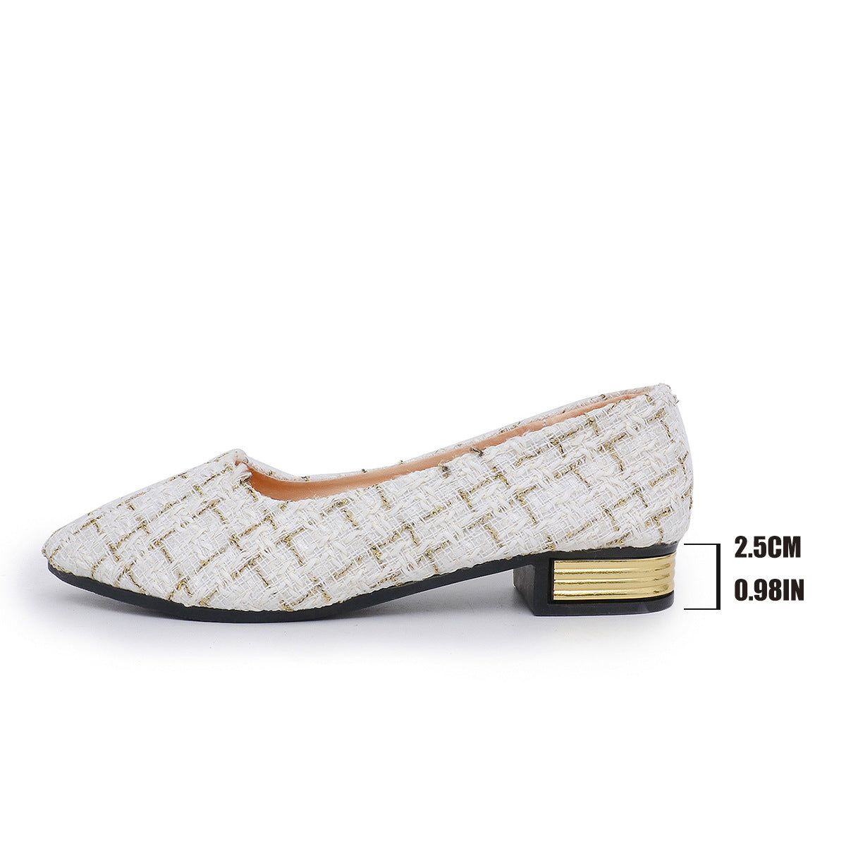 Fashion Women's Pointed Toe Thick Heel Shoes
