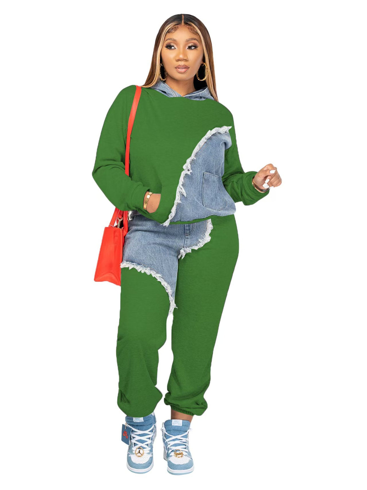 Fashion Women's Sweatshirt and Pants Set