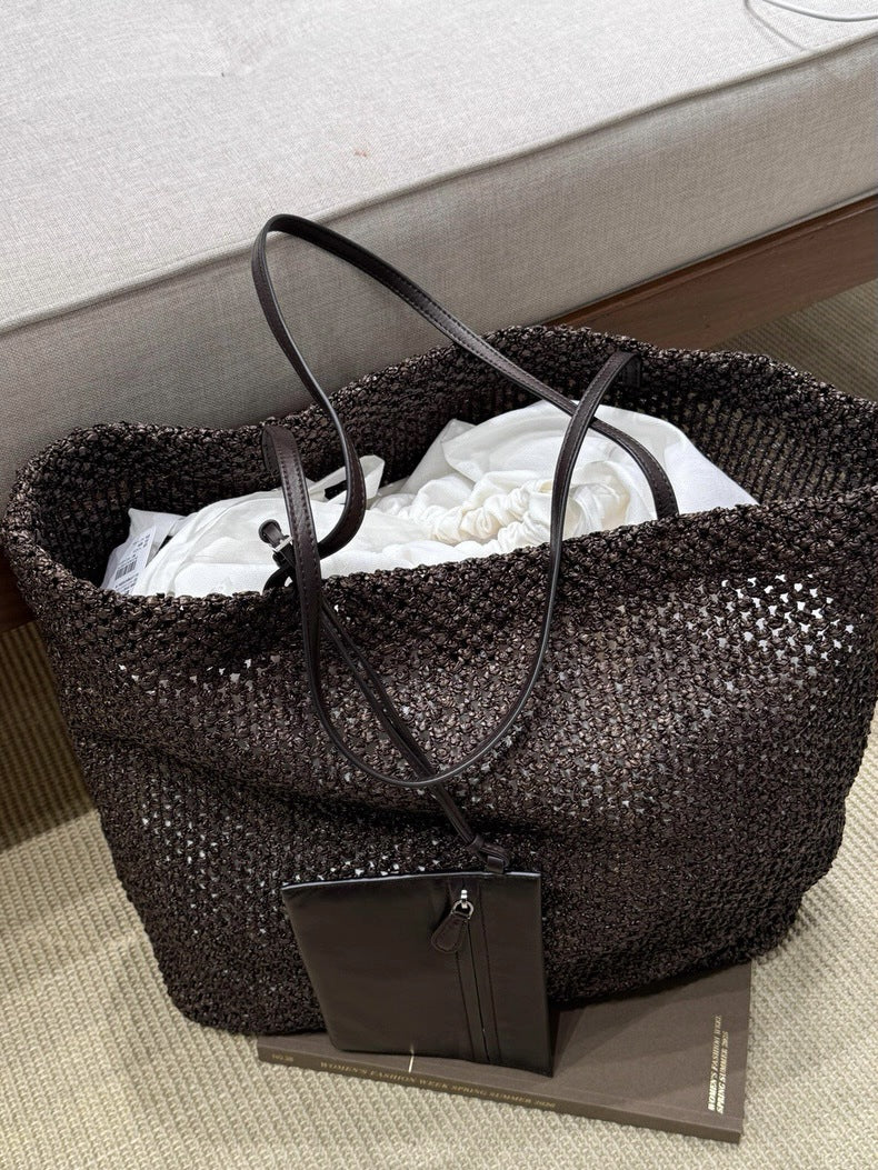 Fashion Woven Straw Shoulder Bag
