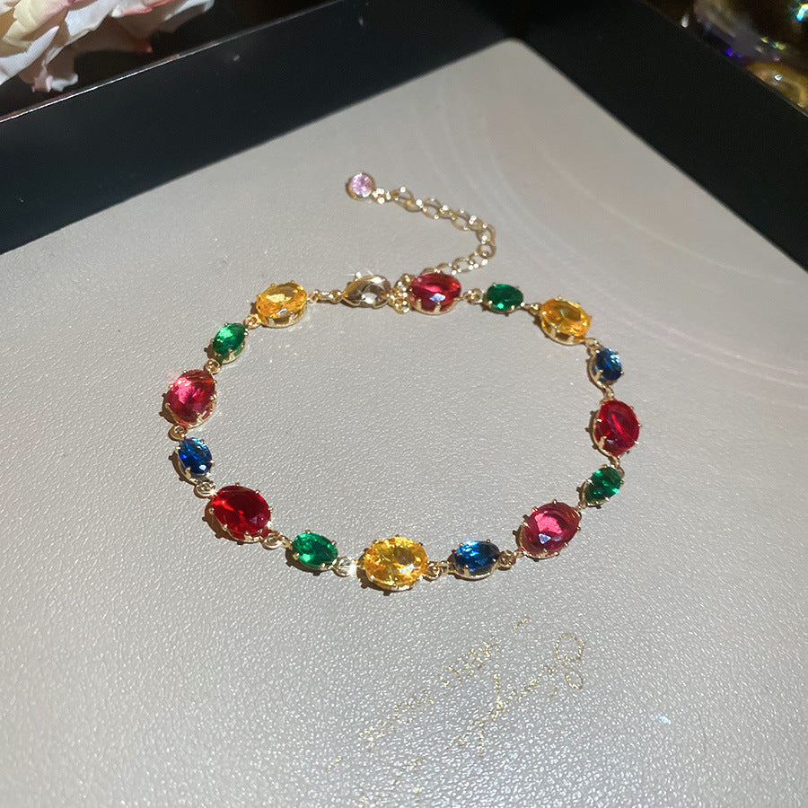 Fashion Zircon Geometric Bracelet