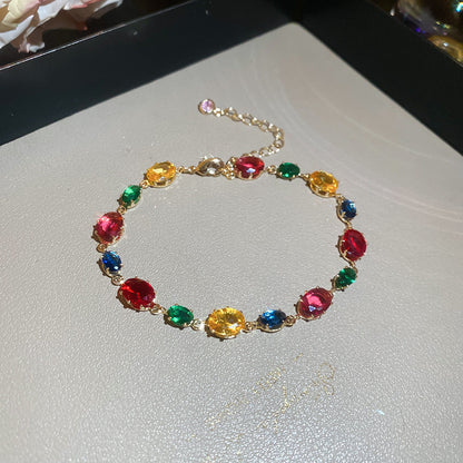 Fashion Zircon Geometric Bracelet