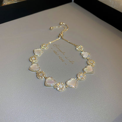 Fashion Zircon Geometric Bracelet
