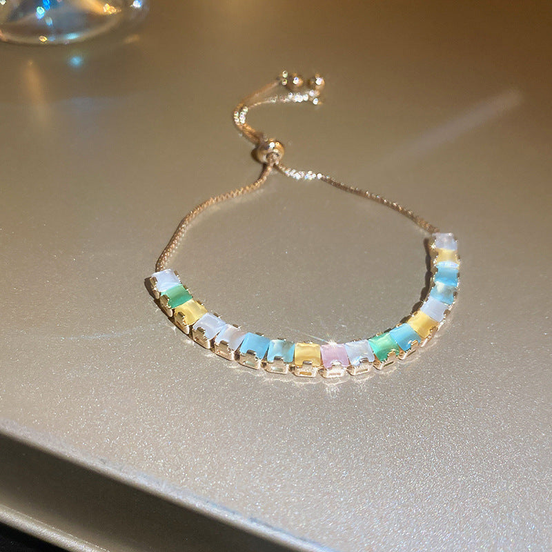 Fashion Zircon Geometric Bracelet
