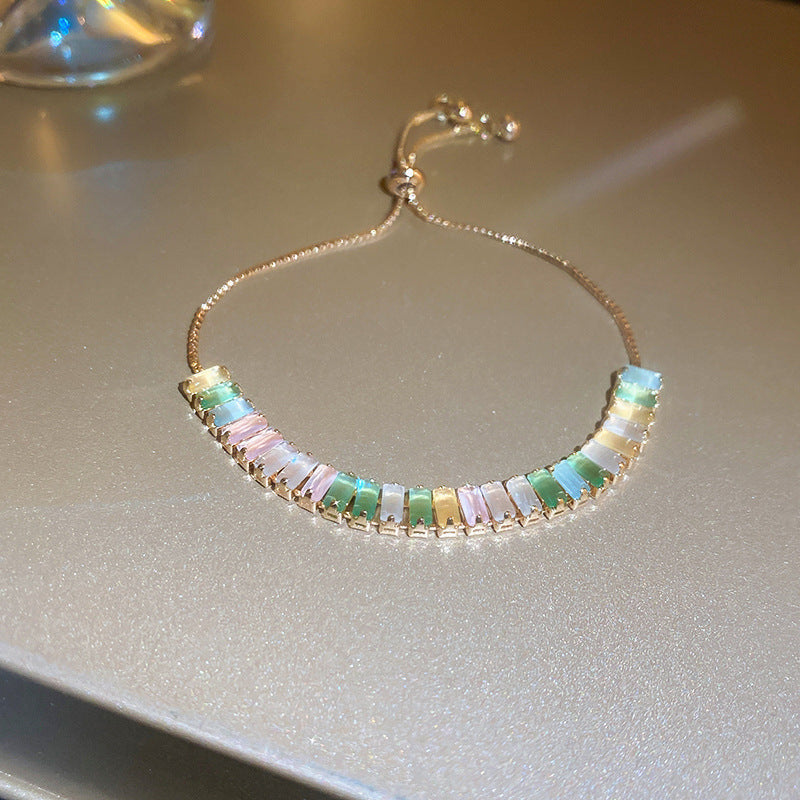 Fashion Zircon Geometric Bracelet