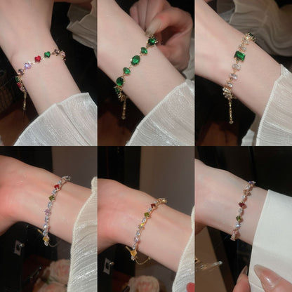 Fashion Zircon Geometric Bracelet