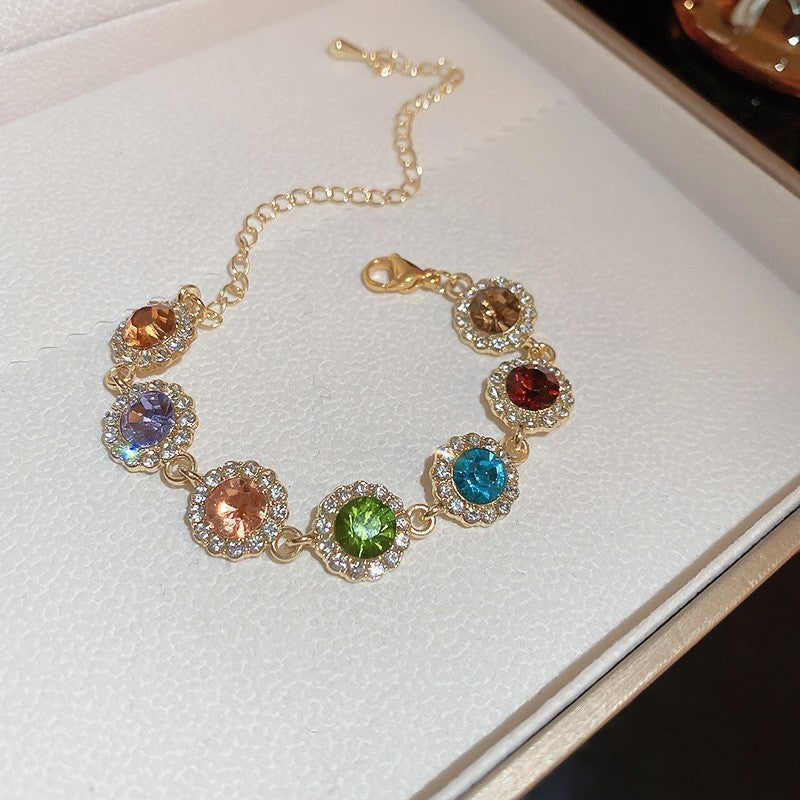 Fashion Zircon Geometric Bracelet