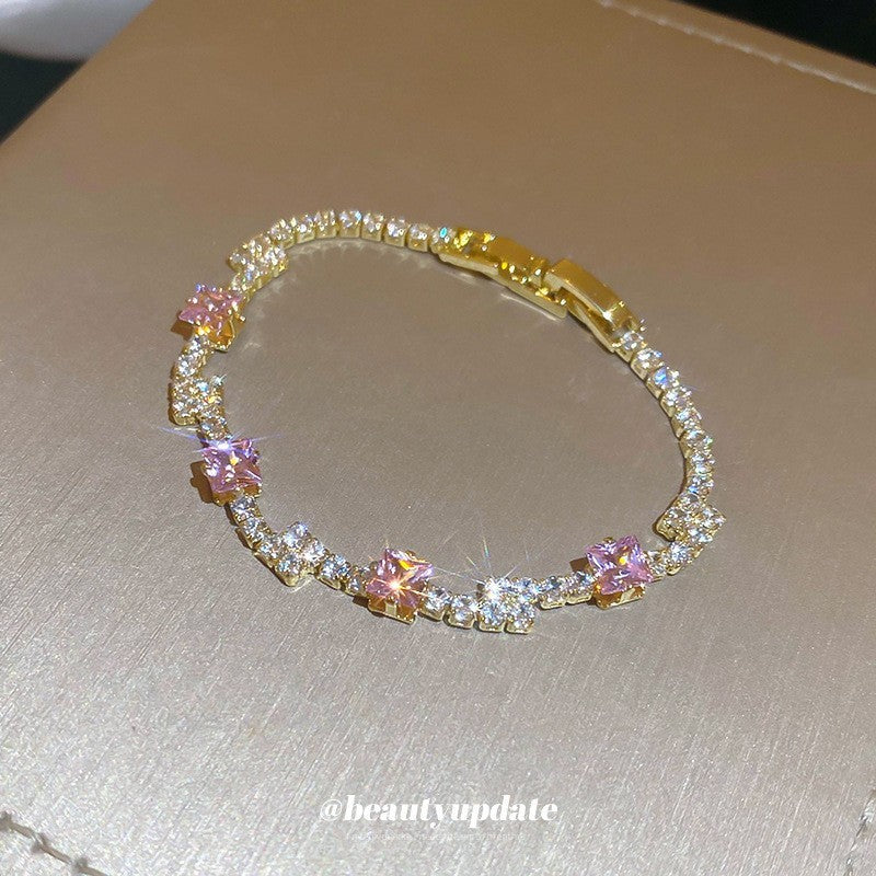 Fashion Zircon Geometric Bracelet