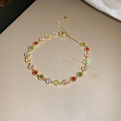 Fashion Zircon Geometric Bracelet