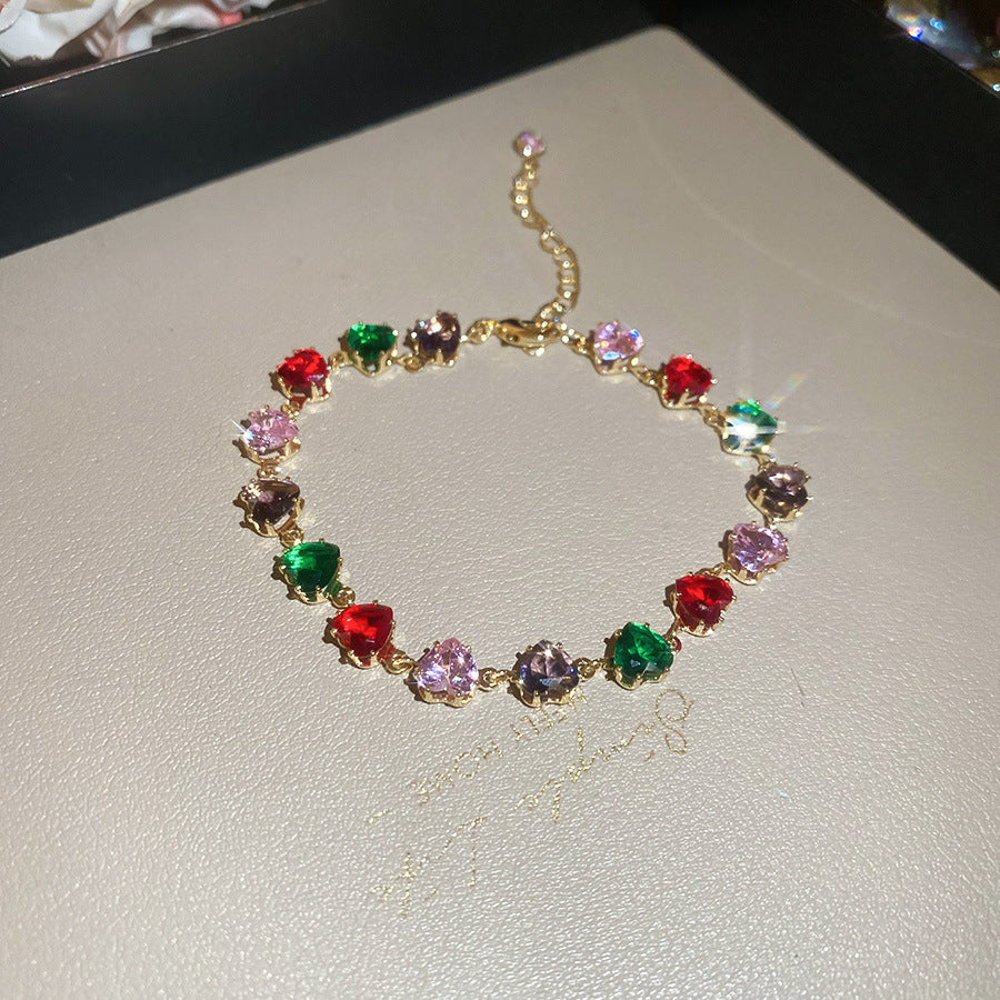Fashion Zircon Geometric Bracelet