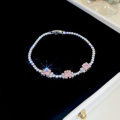 Fashion Zircon Geometric Bracelet