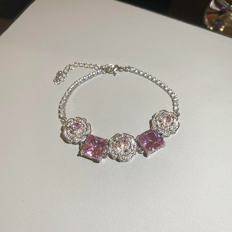Fashion Zircon Geometric Bracelet