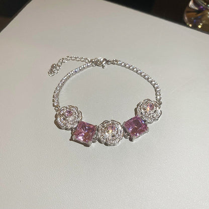 Fashion Zircon Geometric Bracelet