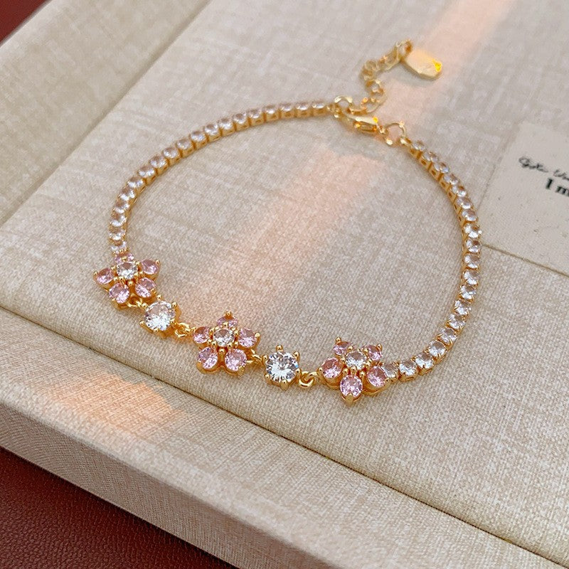 Fashion Zircon Geometric Bracelet