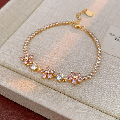 Fashion Zircon Geometric Bracelet