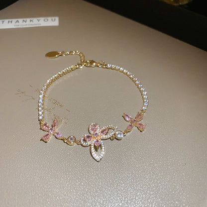 Fashion Zircon Geometric Bracelet