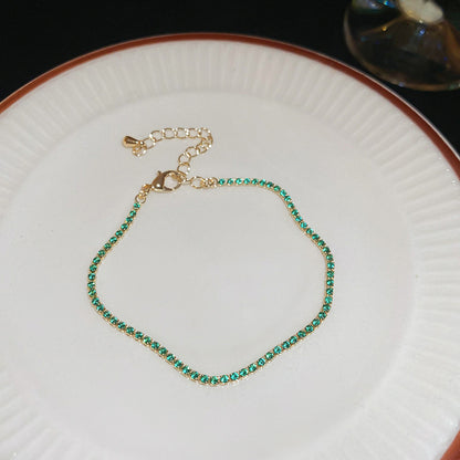 Fashion Zircon Geometric Bracelet