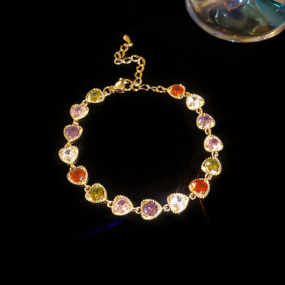 Fashion Zircon Geometric Bracelet
