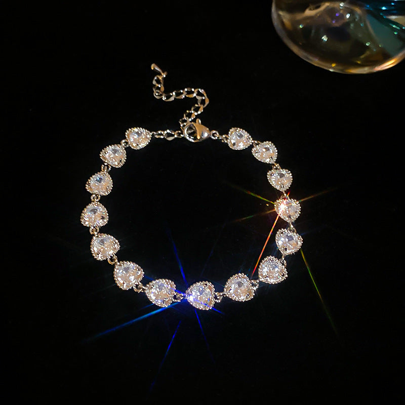 Fashion Zircon Geometric Bracelet