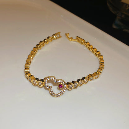 Fashion Zircon Geometric Bracelet