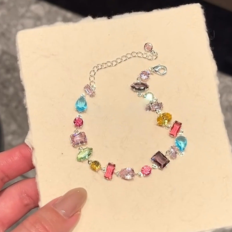 Fashion Zircon Geometric Bracelet