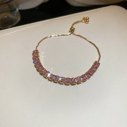Fashion Zircon Geometric Bracelet