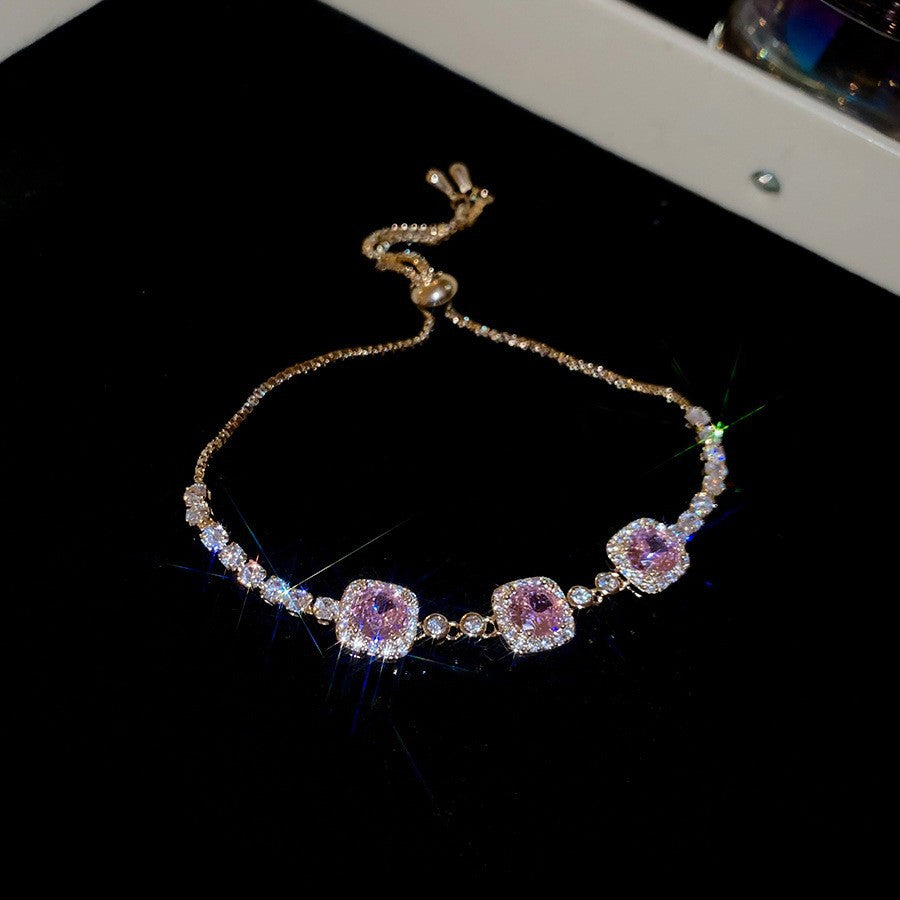 Fashion Zircon Geometric Bracelet