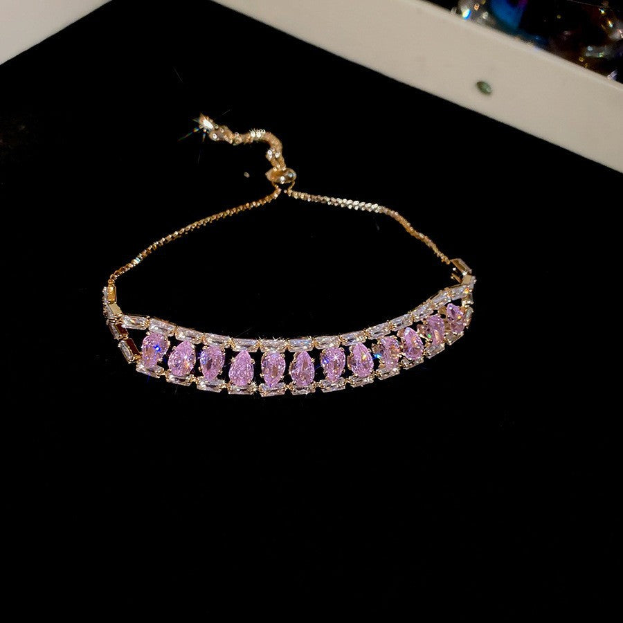 Fashion Zircon Geometric Bracelet