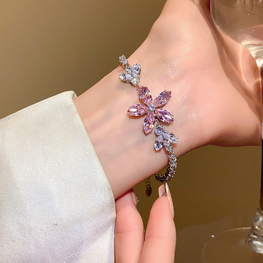 Fashion Zircon Geometric Bracelet