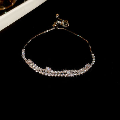 Fashion Zircon Geometric Bracelet