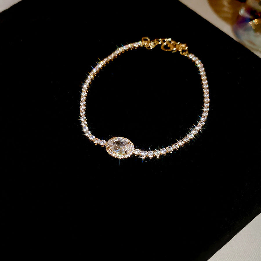 Fashion Zircon Geometric Bracelet