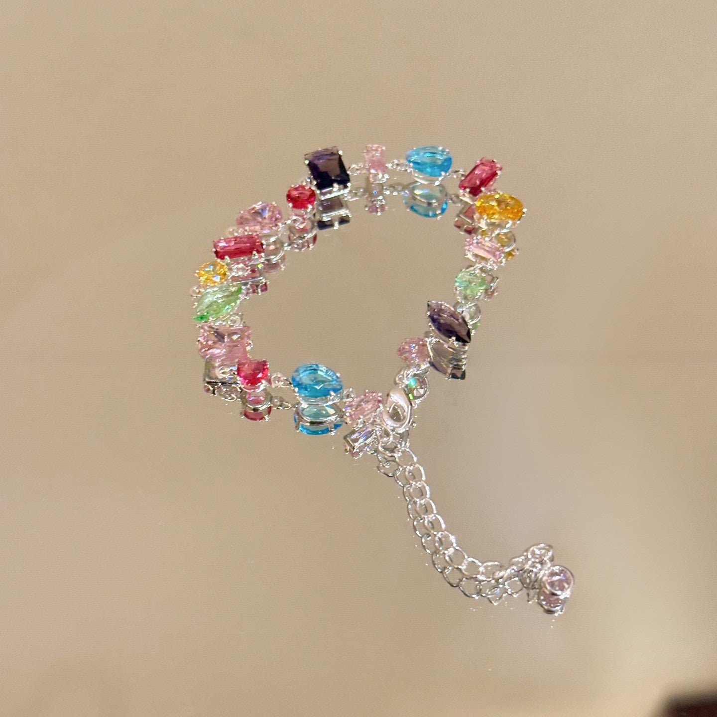 Fashion Zircon Geometric Bracelet
