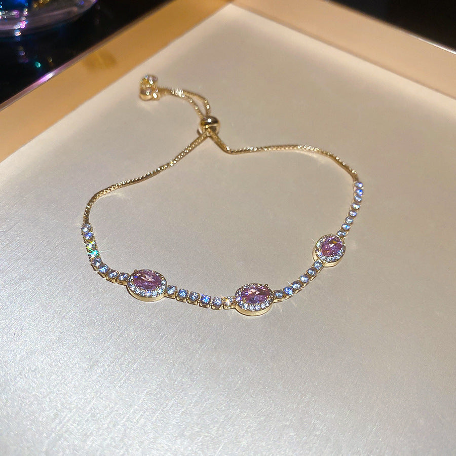 Fashion Zircon Geometric Bracelet