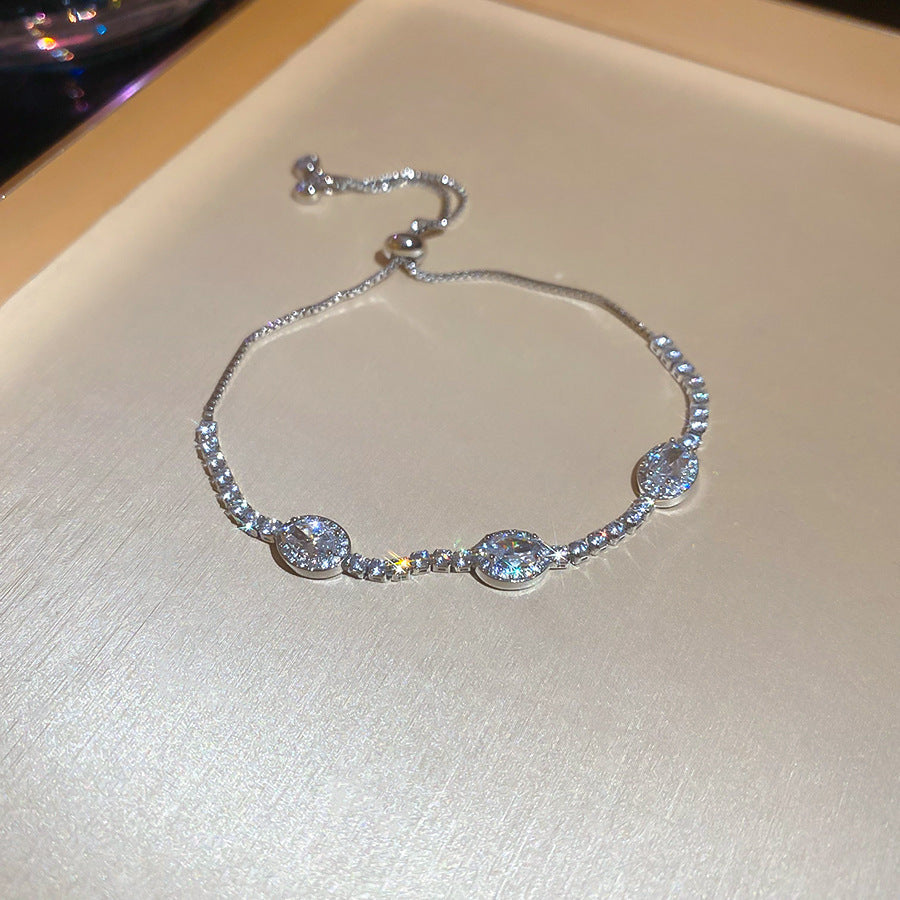 Fashion Zircon Geometric Bracelet