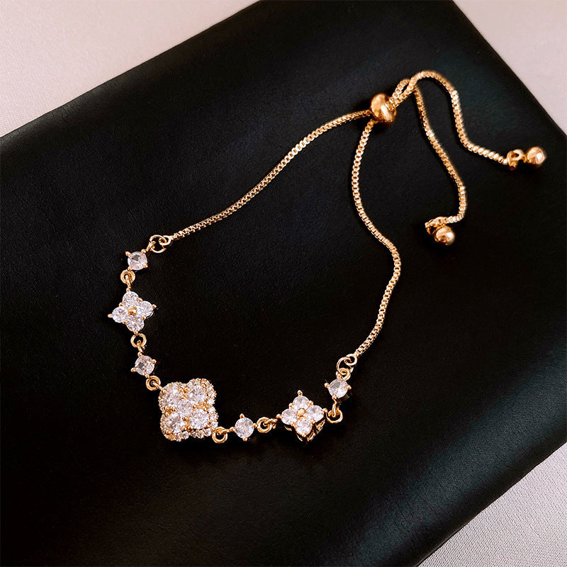 Fashion Zircon Geometric Bracelet