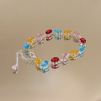 Fashion Zircon Geometric Bracelet