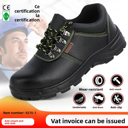 Fashionable and safe soft-soled work shoes