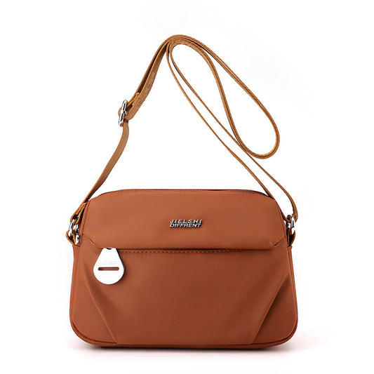 Fashionable and simple nylon single-shoulder bag