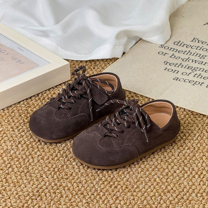 Fashionable and versatile bean shoes for boys