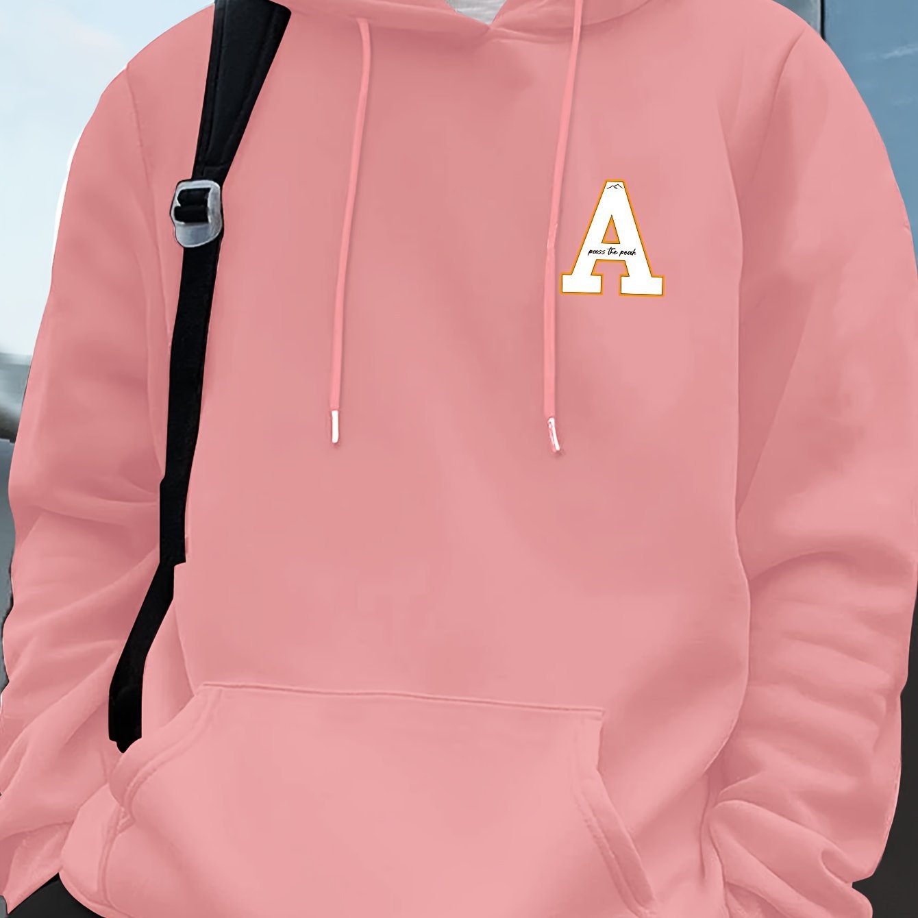 Fashionable drawstring pullover